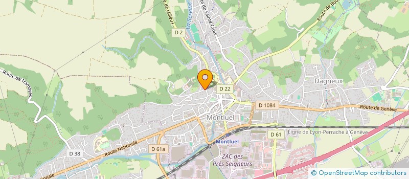 localisation de l'entreprise EF3I à MONTLUEL