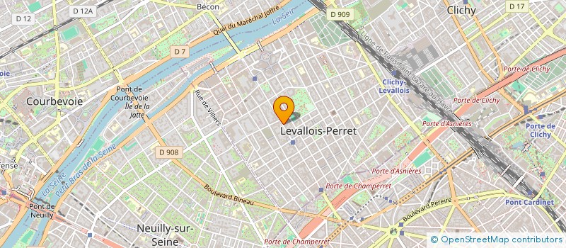 localisation de l'entreprise EFA à LEVALLOIS-PERRET