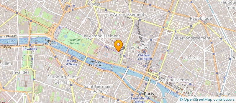 localisation de l'entreprise EFA  PARIS