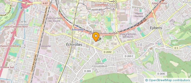 localisation de l'entreprise EFA - EKOSPHERE FUSION ACQUISITION à ECHIROLLES