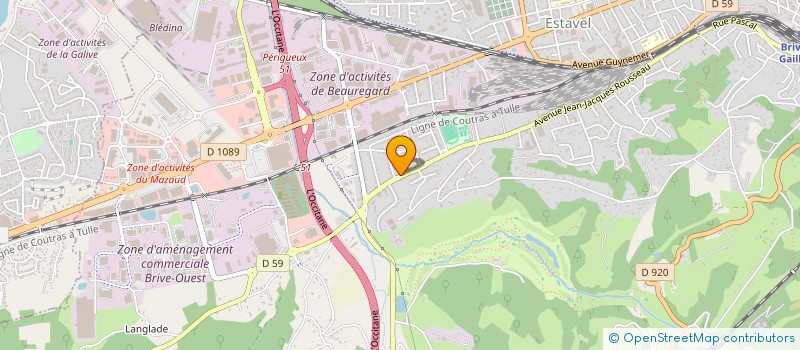 localisation de l'entreprise EFA ENERGIES  BRIVE-LA-GAILLARDE