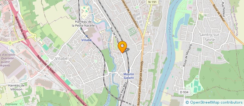 localisation de l'entreprise EFA RESIDENCES  CORBEIL-ESSONNES