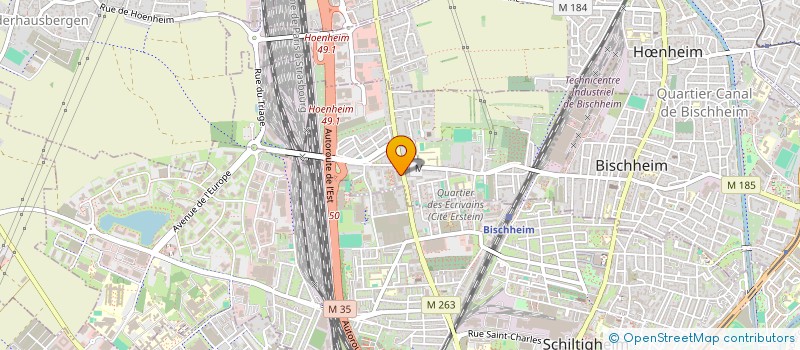 localisation de l'entreprise EFA SASU AU CAPITAL DE 3000 EUROS  BISCHHEIM