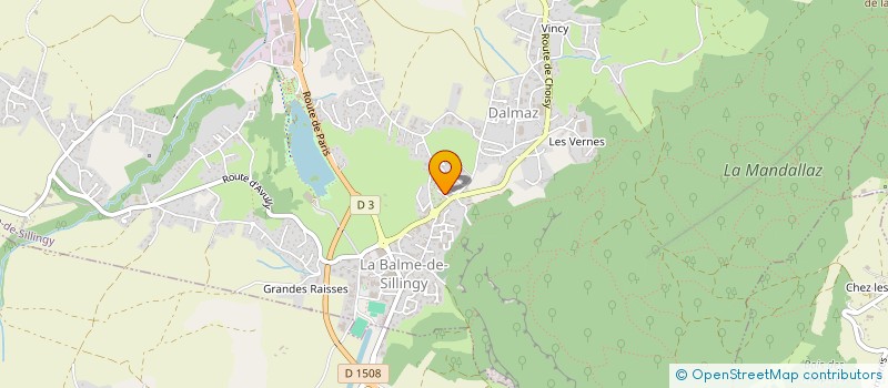 localisation de l'entreprise EFAD  EPAGNY METZ-TESSY