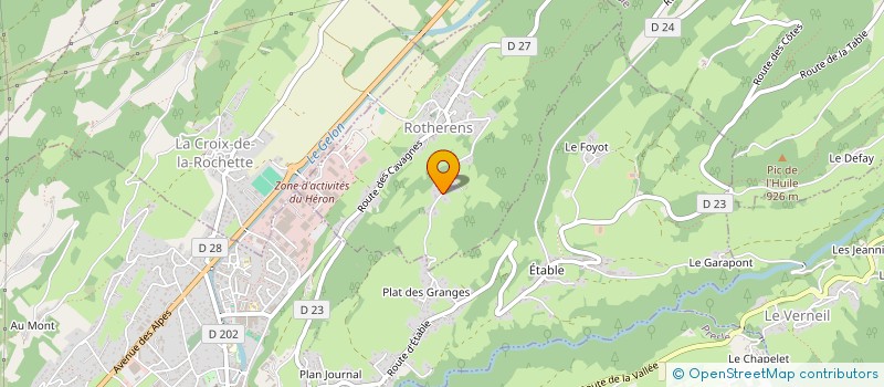 localisation de l'entreprise EFAIME IMMO  ROTHERENS