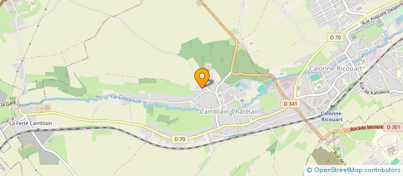 localisation de l'entreprise EFAUTOMATISMES  CAMBLAIN-CHATELAIN