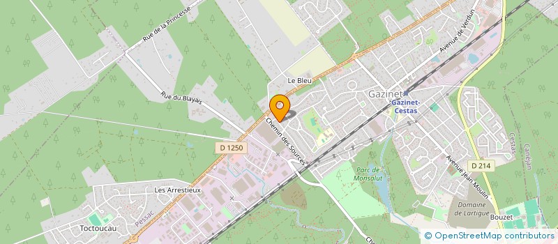 localisation de l'entreprise EFB CONSULTING  CESTAS