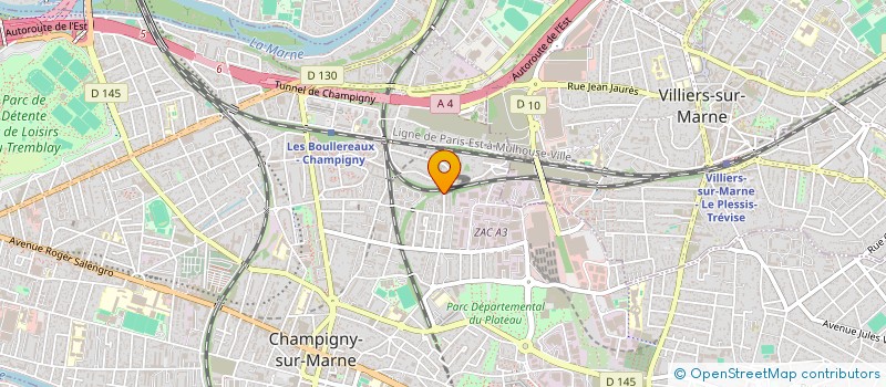 localisation de l'entreprise EFB ELECTRONI FRANCIS BIEBER à CHAMPIGNY-SUR-MARNE