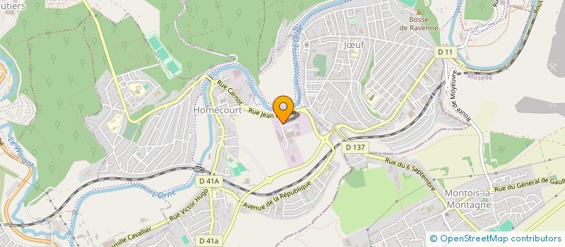 localisation de l'entreprise EFB INVESTISSEMENTS  HOMECOURT