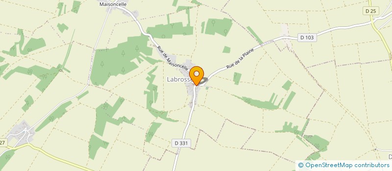 localisation de l'entreprise EFBL à LE MALESHERBOIS