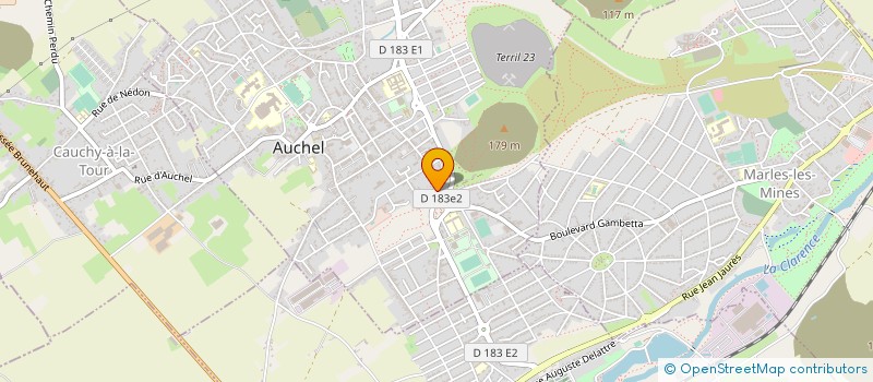 localisation de l'entreprise EFC  AUCHEL