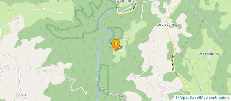 localisation de l'entreprise EFC  SAINT GERVAIS D'AUVERGNE