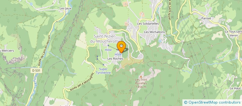 localisation de l'entreprise EFC  SAINT-NIZIER-DU-MOUCHEROTTE