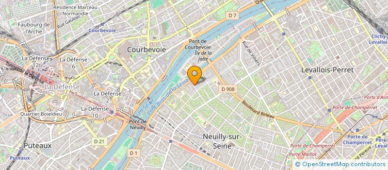 localisation de l'entreprise EFC à NEUILLY-SUR-SEINE