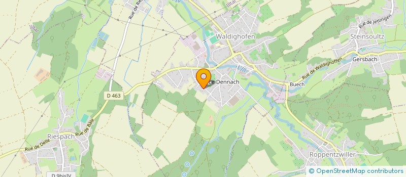 localisation de l'entreprise EFCA  WALDIGHOFEN