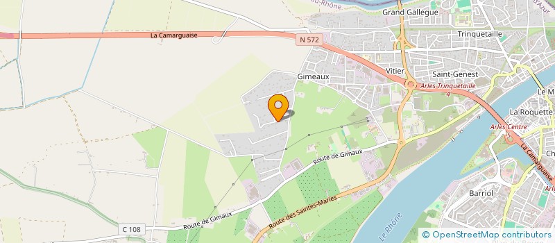 localisation de l'entreprise EFCG  ARLES