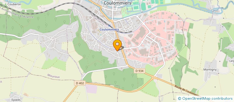localisation de l'entreprise EFCOM à COULOMMIERS