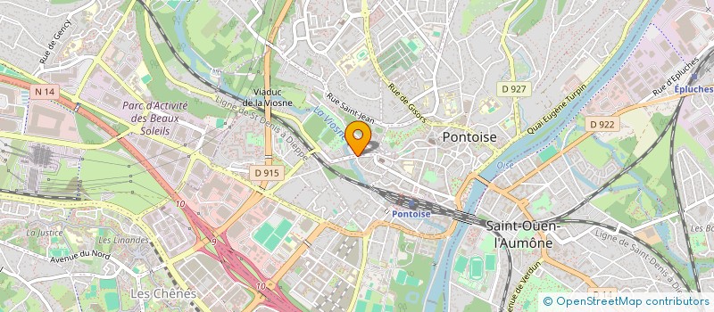 localisation de l'entreprise EFCP  PONTOISE