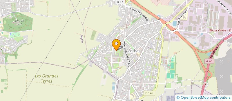 localisation de l'entreprise EFD à CORBAS