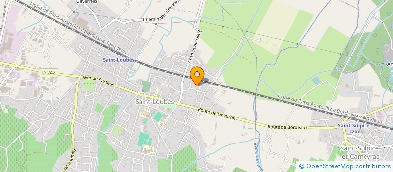 localisation de l'entreprise EFD INVEST  SAINT-LOUBES