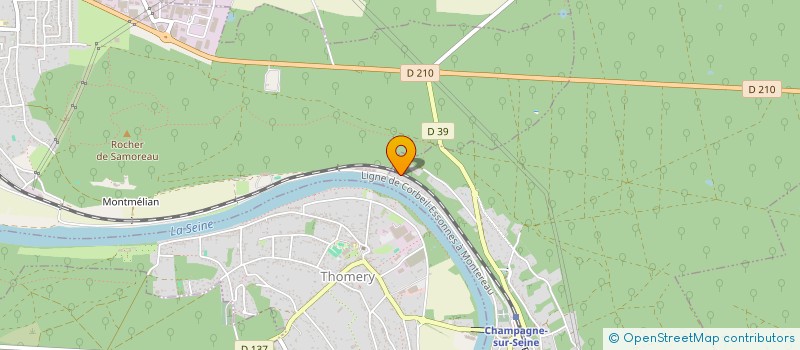 localisation de l'entreprise EFDR  CHAMPAGNE-SUR-SEINE