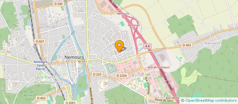 localisation de l'entreprise EFE  NEMOURS