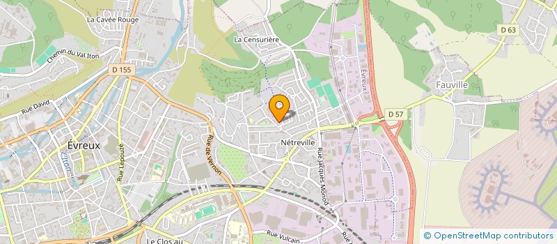 localisation de l'entreprise EFE  EVREUX