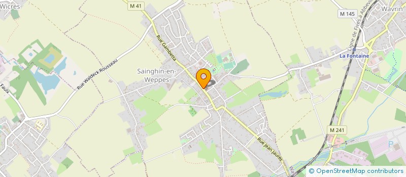 localisation de l'entreprise EFE à SAINGHIN-EN-WEPPES