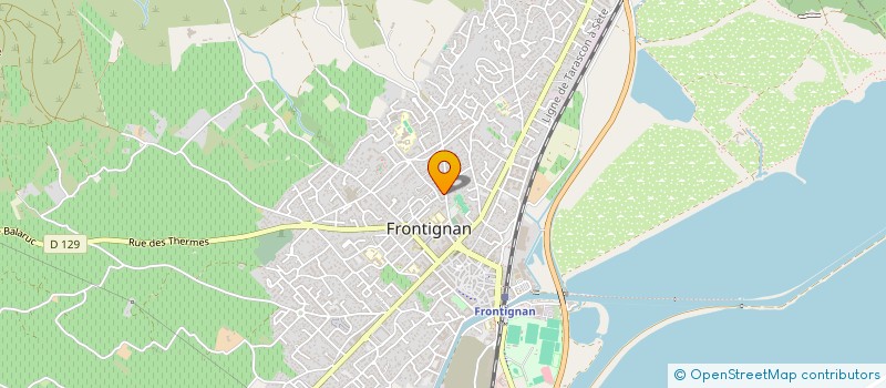 localisation de l'entreprise EFE à FRONTIGNAN