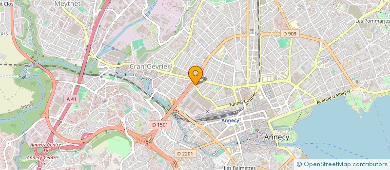 localisation de l'entreprise EFE BAT' à ANNECY