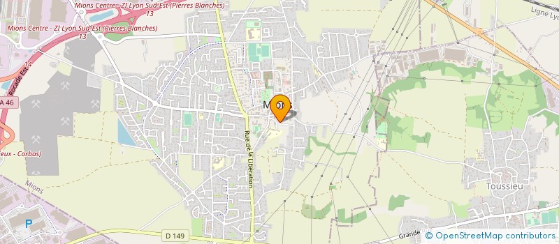 localisation de l'entreprise EFE BATIMENT à MIONS