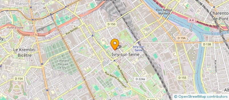 localisation de l'entreprise EFE CONSULTING  IVRY-SUR-SEINE