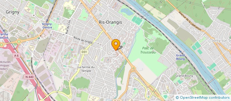 localisation de l'entreprise EFE DECO à RIS-ORANGIS