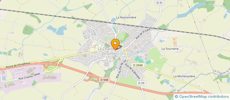 localisation de l'entreprise EFE Z'ELL3S  LA CHAIZE-LE-VICOMTE