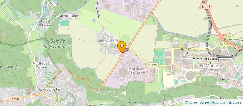 localisation de l'entreprise EFECTIS MANAGERS COMPANY  SAINT-AUBIN