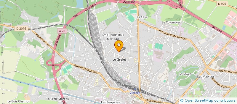 localisation de l'entreprise EFEDA à VIERZON