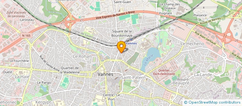 localisation de l'entreprise EFEDIS CONSEIL à VANNES