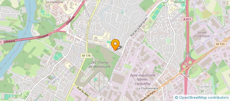 localisation de l'entreprise EFEGIE RHA  CARQUEFOU