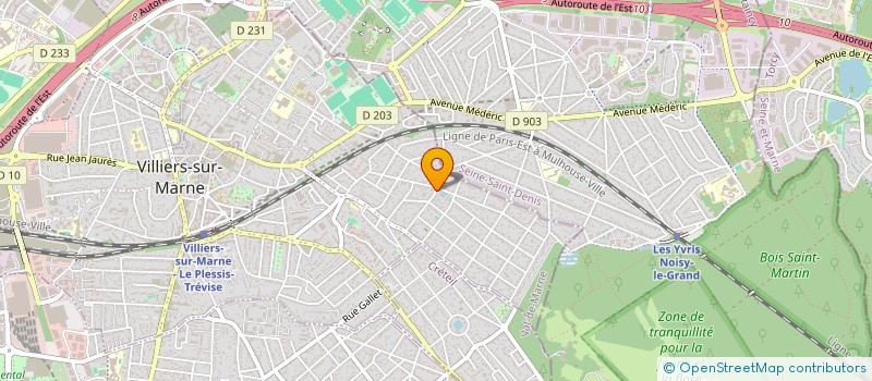 localisation de l'entreprise EFEL CONSULTING à VILLIERS-SUR-MARNE