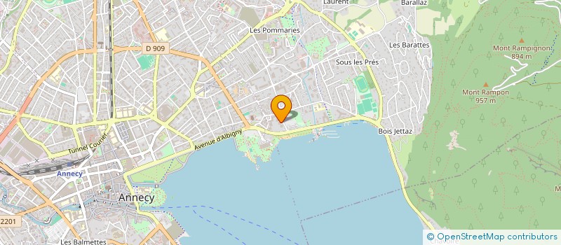 localisation de l'entreprise EFEL INVESTMENT à ANNECY