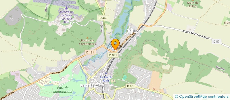 localisation de l'entreprise EFELEC  BAULNE