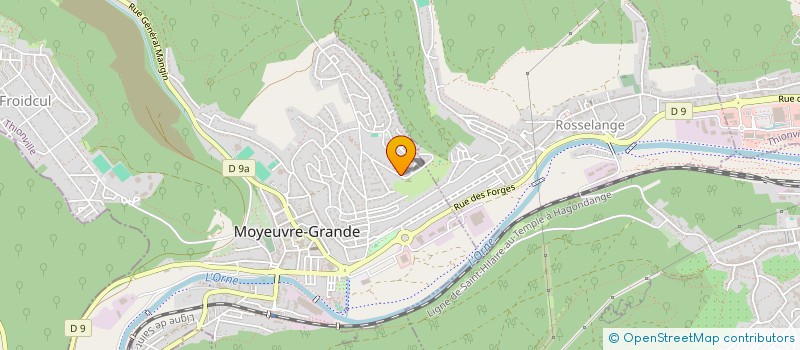 localisation de l'entreprise EFELIA  MOYEUVRE-GRANDE