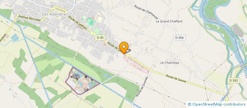 localisation de l'entreprise EFEM à LES AVENIERES VEYRINS-THUELLIN