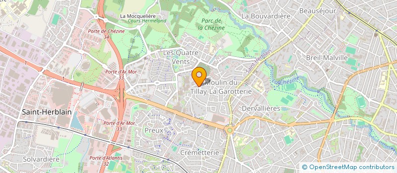 localisation de l'entreprise EFEM à SAINT-HERBLAIN