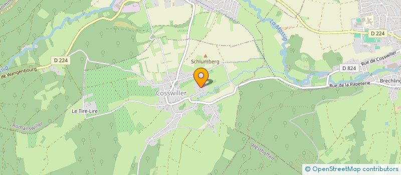 localisation de l'entreprise EFEMERID  COSSWILLER