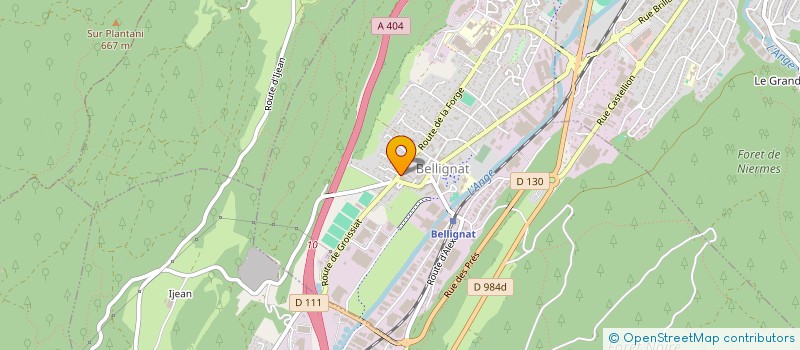 localisation de l'entreprise EFEMIG à BELLIGNAT