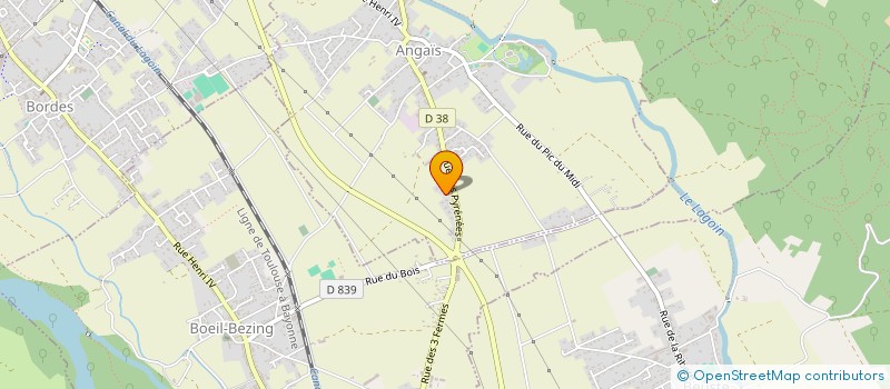 localisation de l'entreprise EFER  ANGAIS