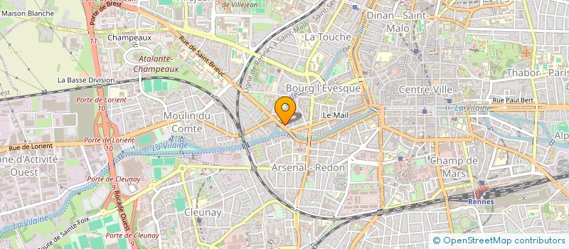 localisation de l'entreprise EFER à RENNES
