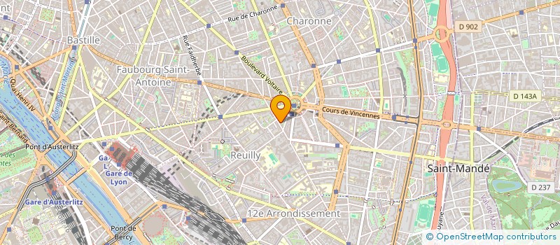 localisation de l'entreprise EFER IMMO  PARIS