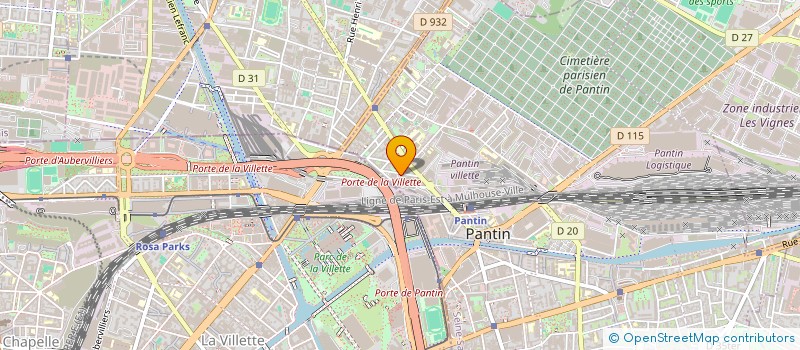 localisation de l'entreprise EFES à PANTIN